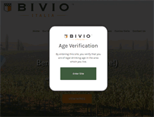 Tablet Screenshot of bivioitalia.com